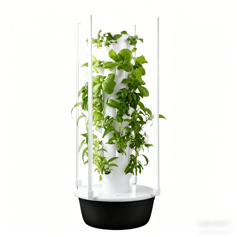 Hydroponic Tower Planter - نظام زراعة عمودي ذكي من SpaceTree