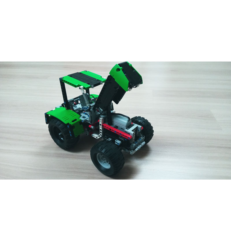 Urban Farming Is - MOC-80667 نموذج مكعبات بناء جرار زراعي