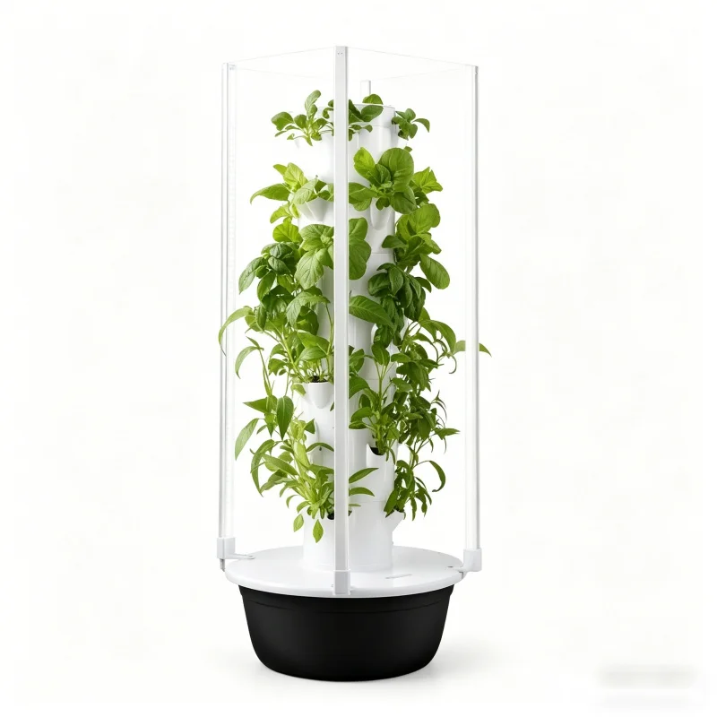برج زراعة مائية ذكي بخمس طبقات - مراجعة Hydroponic Tower Planter وسعره