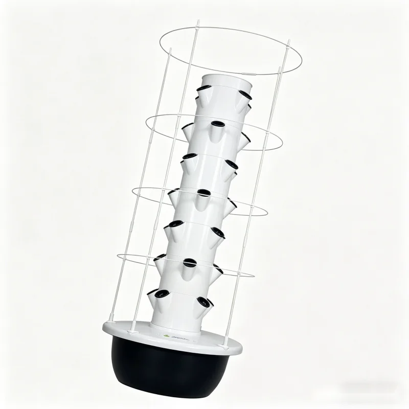 برج زراعة عمودي ذكي بـ 9 طبقات - مراجعة Hydroponic Tower Planter وسعره