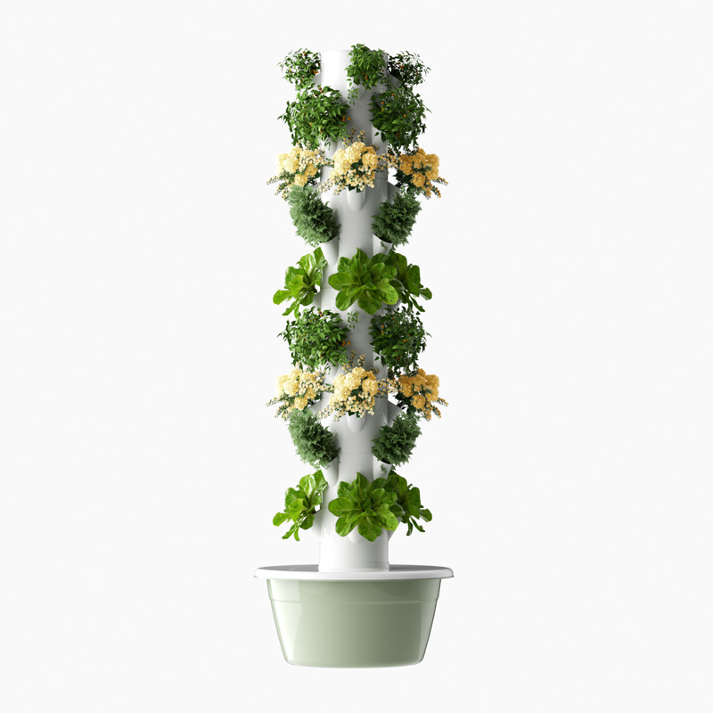 برج الزراعة المائية العمودية ا - مراجعة Hydroponic Tower Planter وسعره