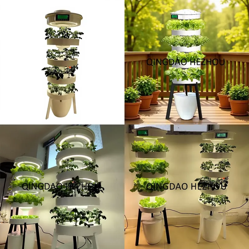 نظام الزراعة المائية الذكي من  - مراجعة Hydroponic Tower Planter وسعره