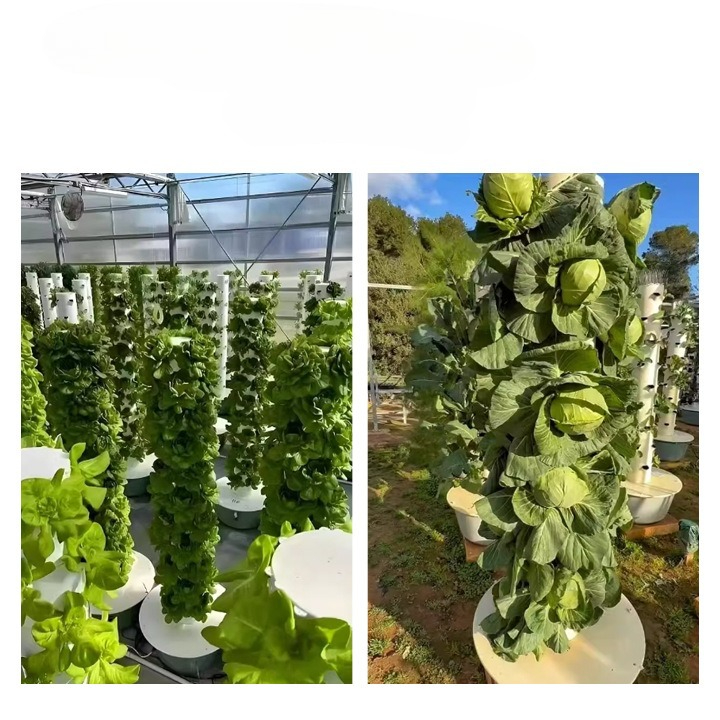 برج مائي مع ضوء LED للنمو معدا - مراجعة Hydroponic Tower Planter وسعره