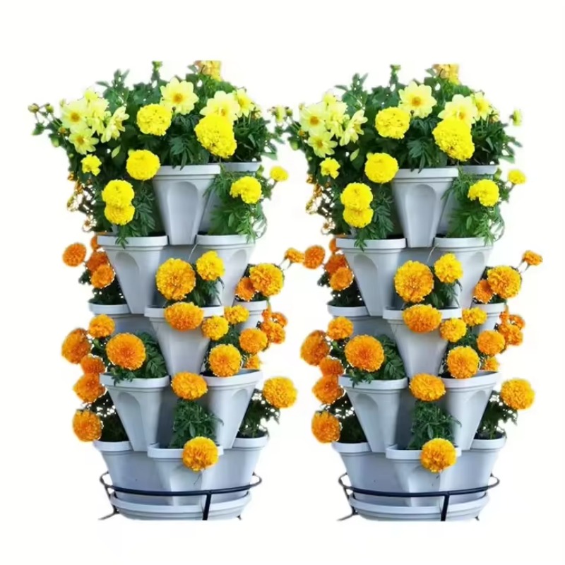 وعاء زراعة الفراولة ذاتي الري  - مراجعة Hydroponic Tower Planter وسعره