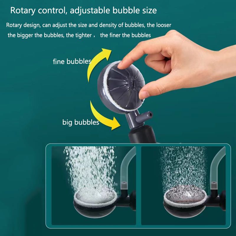 1/2 قطعة حوض السمك البلاستيك ا - مراجعة Air Stone Diffuser وسعره